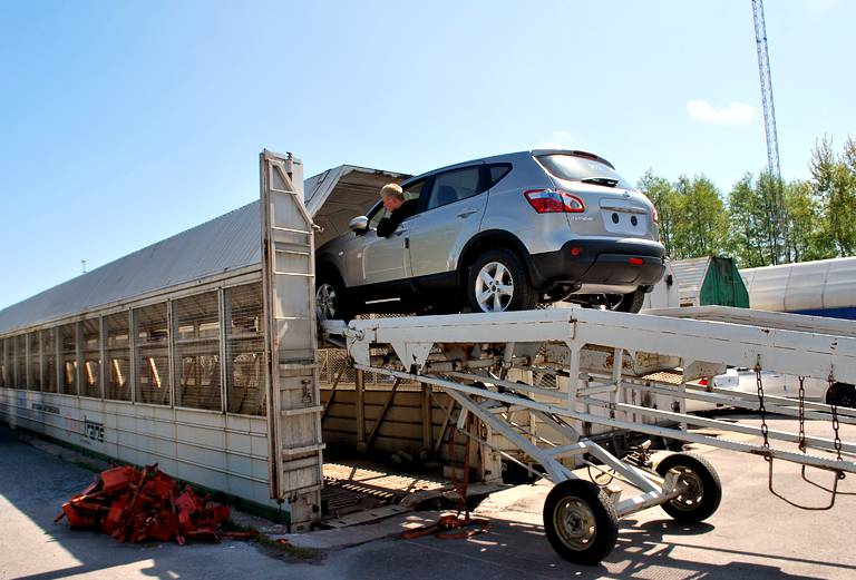 Стоимость отправки жд сеткой автомобиля из Москвы в Краснодаргорстрой